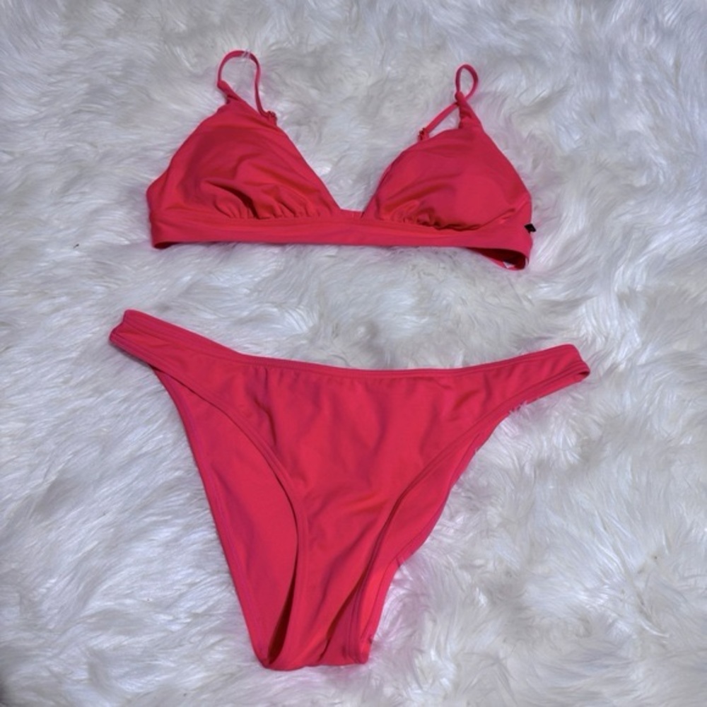 La vie en rose pink bikini topXL bottom L